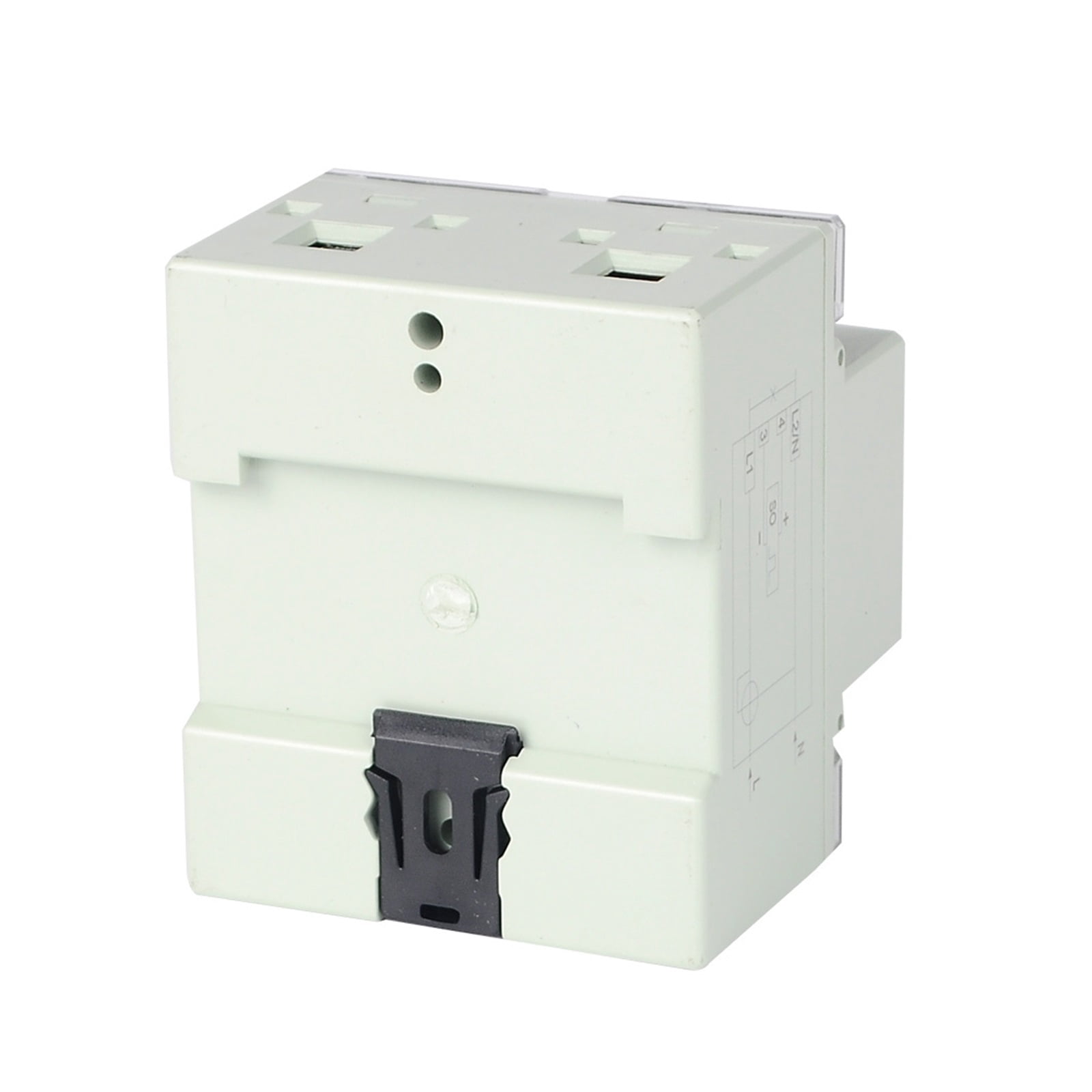 Single Phase 2 Wires Digital Wattmeter Electric Energy Meter Power Energy Consumption Monitor Din Rail 5(100)A Power Consumption Monitor ,Overload Protection