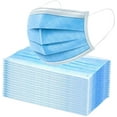 thumbnail image 1 of Mascarilla desechable azul de un solo uso Brillar Paquete de 100 agradable para la piel Electrónica, 1 of 1