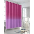 thumbnail image 3 of Shower Curtain Rose Pink Ombre Bathroom Curtains with Hooks, Waterproof Fabric Gradient Gradual Color Bath Shower Curtains Set for Bathroom Bathtubs Decor 72x72 Inch, 3 of 8