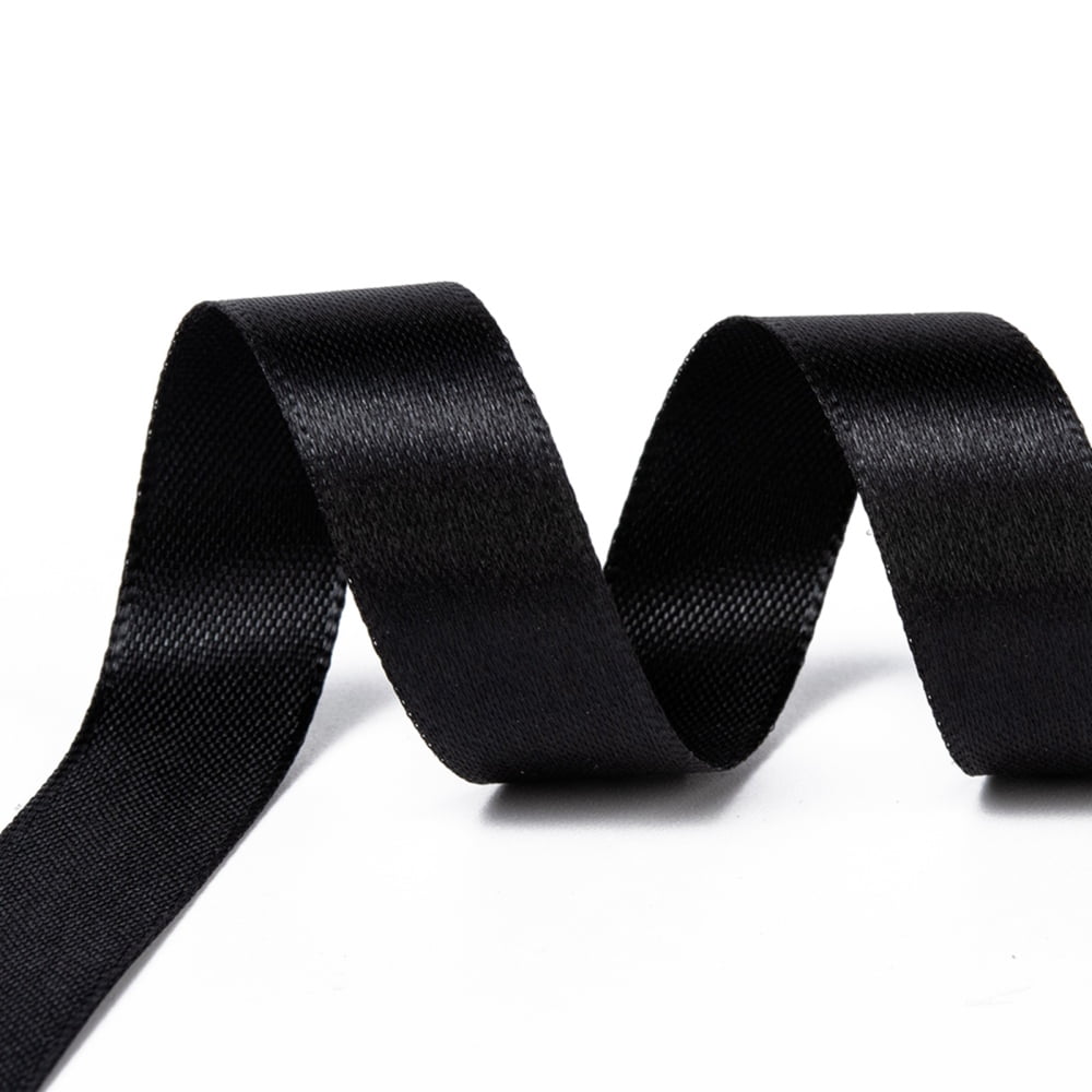 1group Single Face Satin Ribbon Polyester Ribbon Black Size: about 5/8 inch(16mm) wide 25yards/roll(22.86m/roll) 250yards/group(228.6m/group) 10rolls/group