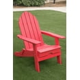 thumbnail image 5 of XBrand Foldable Weather Resistant Lawn and Garden Outdoor Adirondack Chair, 37.8 Inch Tall, Red, 5 of 12