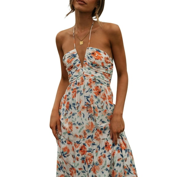 Women Y2k Spaghetti Strapy Long Dresses Bodycon Sleeveless Slim Fit Elegant Tank Maxi Dress Party Beach Sundress