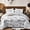 Black White, variant on Quilt Set ,3 Pieces Rustic Ranch Life Bedspread with Cowboy Southwestern  Country ,Black White Soft Lightweight   for  (110"x90")