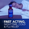 thumbnail image 3 of Vicks NyQuil Cherry Cold and Flu Medicine Liquid, 8 fl oz, 3 of 8
