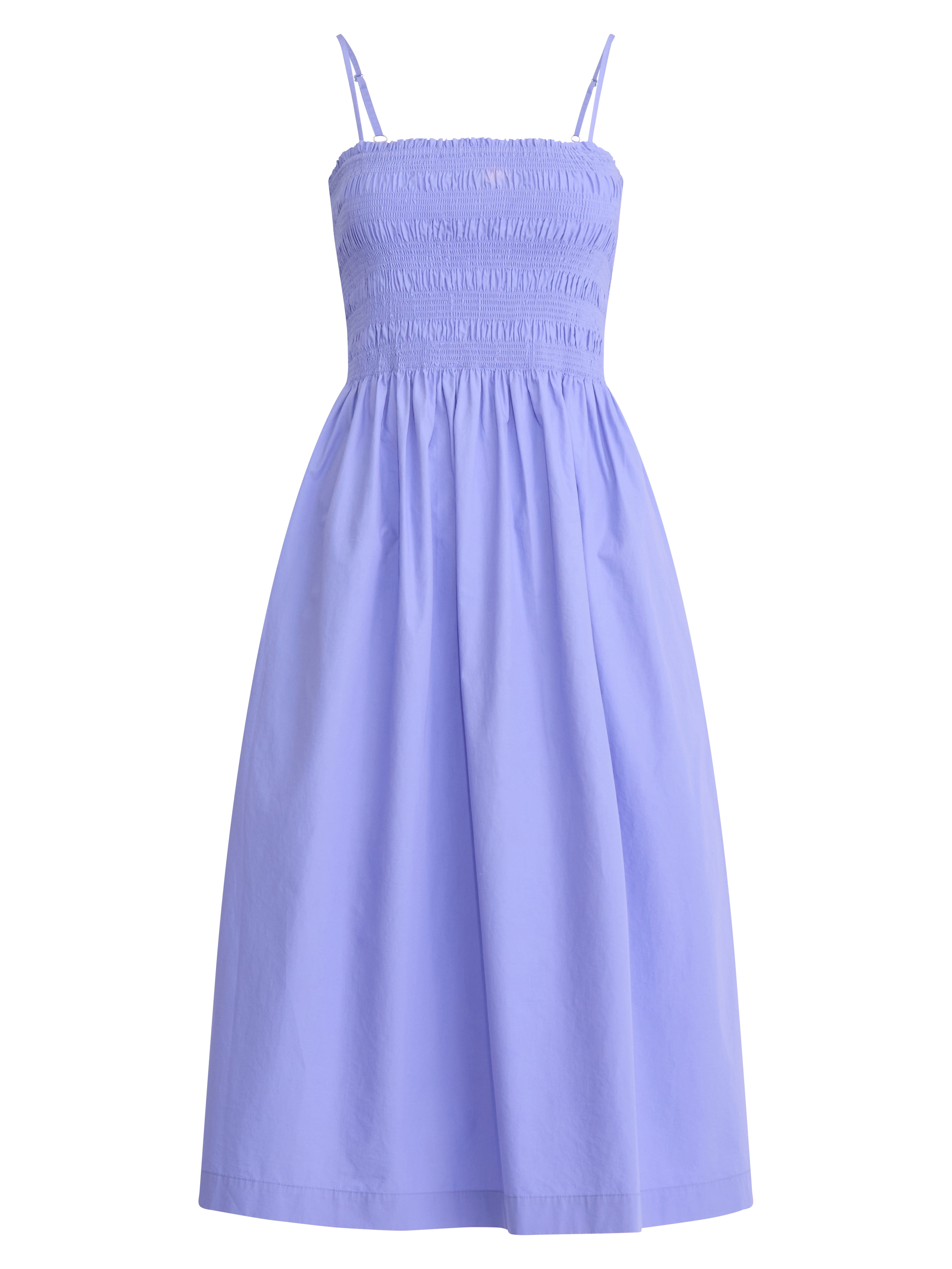 Scoop Women’s and Women’s Plus Smocked Cotton Maxi Dress, Sizes XS-4X