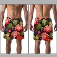 thumbnail image 3 of luoweisi Men's Beach Shorts Quick Dry Swim Trunks with Mesh Lining Cactus M, 3 of 5
