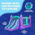 thumbnail image 3 of Sunny & Fun Bounce House, Nylon Bouncy House for Kids Outdoor with Toddler Slide, 3 of 9