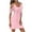Pink, variant on USSUMA Womens Summer Dresses Women'S Casual Dresses Sleeveless V Neck Casual Solid Color Camisole Maxi Dress Elegant Skirt Lightweight Dress Work Pink Dress Size-S