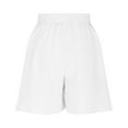 thumbnail image 4 of POROPL Womens Shorts Wide Leg Drawstring Shorts with Pockets Loose Casual Short, 4 of 8