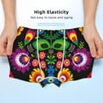 thumbnail image 3 of Yiaed Traditional Floral Polish Print Boys' Boxer Briefs Cotton Casual Stretch Comfort Boys Boxers - Kids Boxer Briefs Underwear for Boys (6-18)-Large, 3 of 5