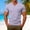 Light Purple, variant on Mens V Neck T Shirts Solid Loose Basic Tee Tops with Pocket Soft Short Sleeve Casual T-Shirts,for Summer Beach and Daily Wear