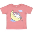 thumbnail image 3 of Inktastic Unicorn Moon Girls Baby T-Shirt, 3 of 5