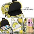 thumbnail image 4 of Bright Yellow Lemon Pattern Travel Sling Backpack, Lightweight Crossbody Bag with Modern Floral Design, Perfect for Summer and Outdoor Activities, 4 of 6