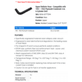 thumbnail image 2 of Upper Radiator Hose - Compatible with 1951 - 1952 Plymouth Cranbrook 3.6L 6-Cylinder GAS, 2 of 2