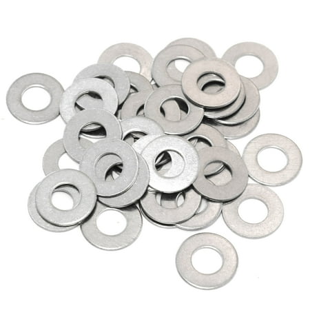 

Red Hound Auto 40 Flat Standard Washers Set Fits 3/8 inch .406 inch ID Hole Size .875 inch OD for 304 SS Stainless Steel Corrosion Resistant