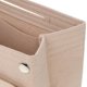 thumbnail image 3 of unbranded Organizador De Bolso De Fieltro Beige Para Cosméticos Con Cierre Fácil Y Doble, 3 of 6