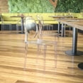 thumbnail image 3 of Flash Furniture Cheryl Indoor/Outdoor Ghost Armless Side Chair, Transparent Crystal, 3 of 13