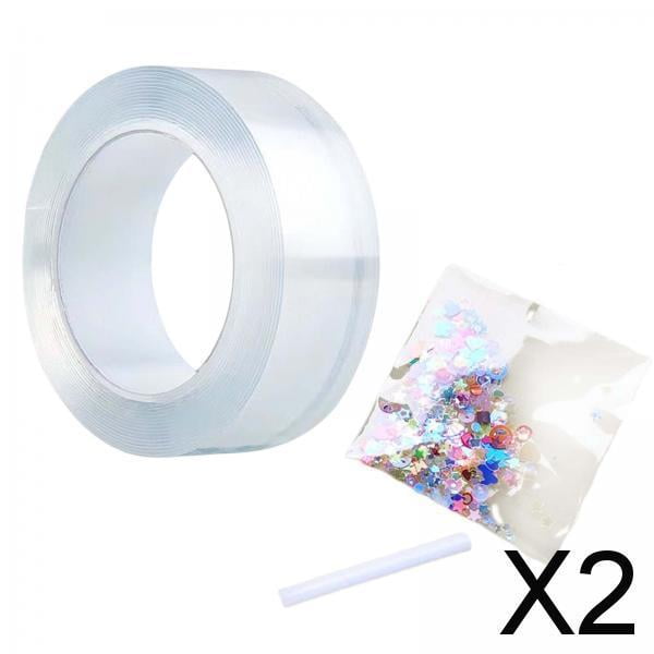 Paquete de 2 a 4 globos de burbujas, cinta adhesiva para soplar, cinta de montaje 2 piezas