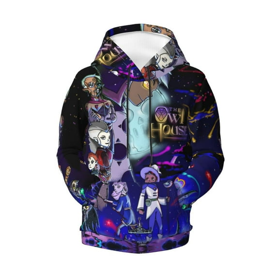 The Owl House Teen Boys Girls Hoodies 3D Printed Hooded Sweatshirts for Kids Long Sleeve Casual Unisex Pullovers with Pockets