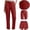 Wine, variant on BUIGTTKLOP Dress Pants for Women Dressy Casual Straight Leg Cargo Pants High Waist Work Slacks Solid Color Ankle Pants