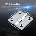 thumbnail image 3 of Stainless Steel Door Hinge Mirror Polished Cabinet Hinges For Marine Boat 50mm*50mm 2pcs, 3 of 5