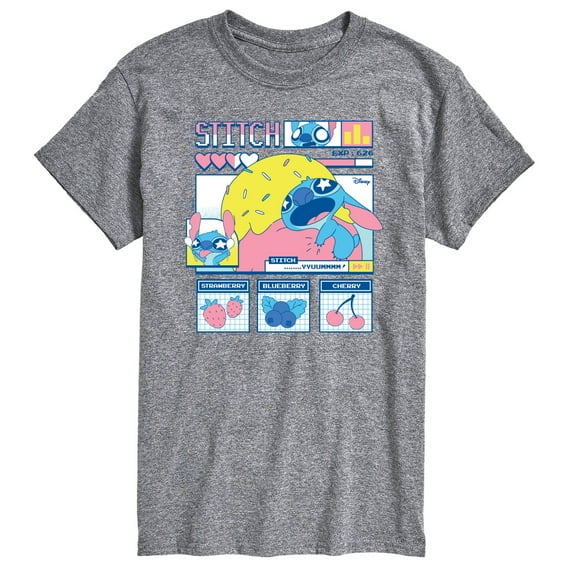 Lilo & Stitch - Stitch Food Kawaii - Men's Short Sleeve Graphic T-Shirt