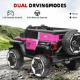 thumbnail image 3 of M optimized 12V Kids Ride on Truck Battery Powered Electric Car with Parent Remote Control, Bluetooth Music, USB, Spring Suspension, Decorative Spare Tire, 3 of 7