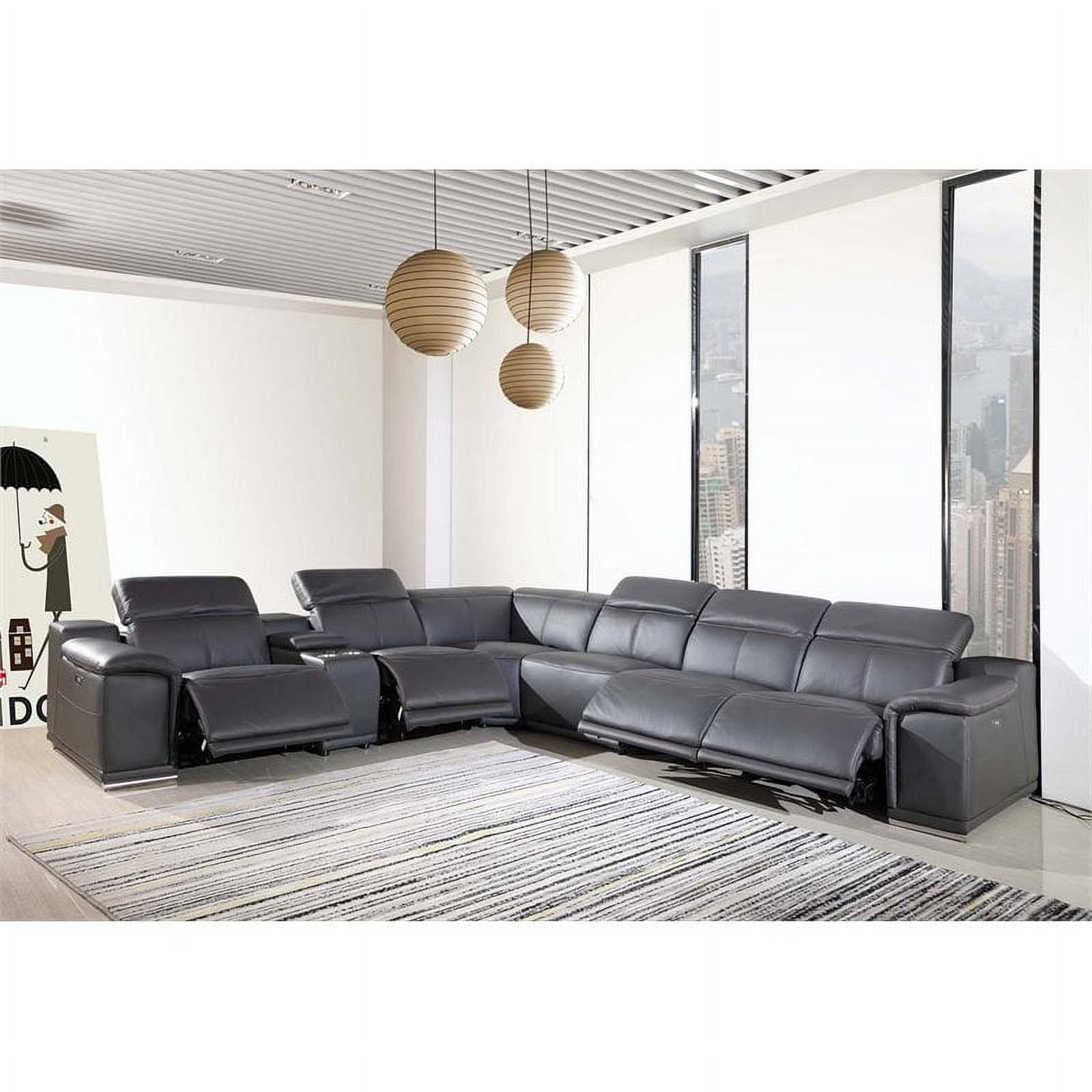 Titan leather sectional deals