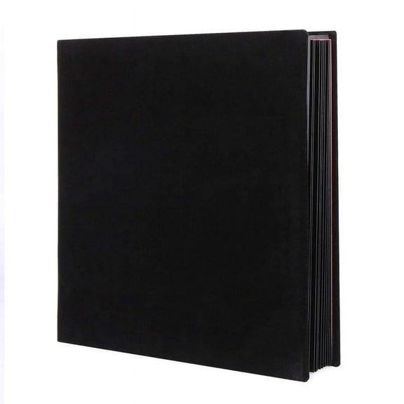 Photo Album Scrapbook Velvet Cover Thick Pages with Protective Film Save Images Permanently,Memory Book,Best Gift Choice