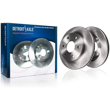 Detroit Axle - Front Brake Kit for 2009-2017 Chevrolet Traverse Buick Enclave 07-16 GMC Acadia Saturn Outlook Replacement 2010 2011 2012 2013 2014 2015 2016 Disc Brake Rotors: 12.8" Brakes Rotor