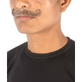 thumbnail image 6 of HPO Adult Men's Imperial Curly Mustache – Human Facial Hair, Multiple Color Options, 6 of 7