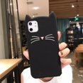 thumbnail image 1 of Étui Noir Compatible avec Apple iPhone11 en Silicone, 1 of 5