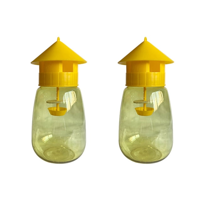Juego de 2 trampas amarillas para moscas de la fruta ANGGREK Trampas para avispas Tamaño único 20x10x10cm Peso 81g