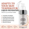 thumbnail image 2 of Laraspi Color Changing Foundation, Water-Resistant Liquid Foundation with Jojoba Esters & Squalane, Lightweight Natural-Looking Makeup for All Skin Types, SPF 15, 30ml/1.0fl. oz, 2 of 7