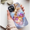 thumbnail image 5 of Luxury Crystal Heart Design iPhone Case for Elegant Users with Golden Accents, Durable Shockproof Clear Case Compatible with iPhone 11/12/13/14/15/16 (Pro Max/Plus), 5 of 9