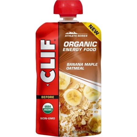 CLIF Organic Energy Food, Banana Maple Oatmeal, 6 Ct