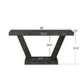 thumbnail image 6 of CQSXDA 60 Inches Vintage Distressed Wood Entryway Bench with Two-Tier Solid Wood Storage Cabinet for Living Room and Hallway, Antique Black, 6 of 10