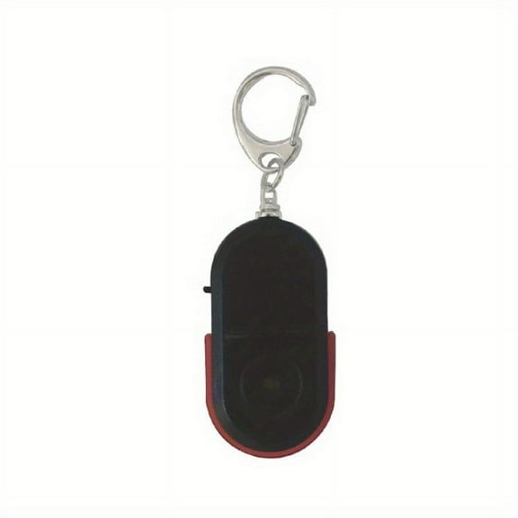 LEEYNEER 1pc Key Finder with LED Light and Panic Whistle Sound - Non-Rechargeable Battery Included  Handy Locator Keychain with Advanced Alarm System - Portable Anti-Lost Key Finder Acces