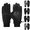 Black+Black, variant on Tanhomme 2Pairs Running Gloves Winter Thermal Anti-Slip Gloves Fleece Gloves Men Women for Walking Cycling Driving Men's Winter Windproof Warm Water-proof Sports Ski Gloves