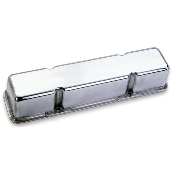 Moroso OE Height Valve Covers Polished Cast Aluminum SBC P/N 68405