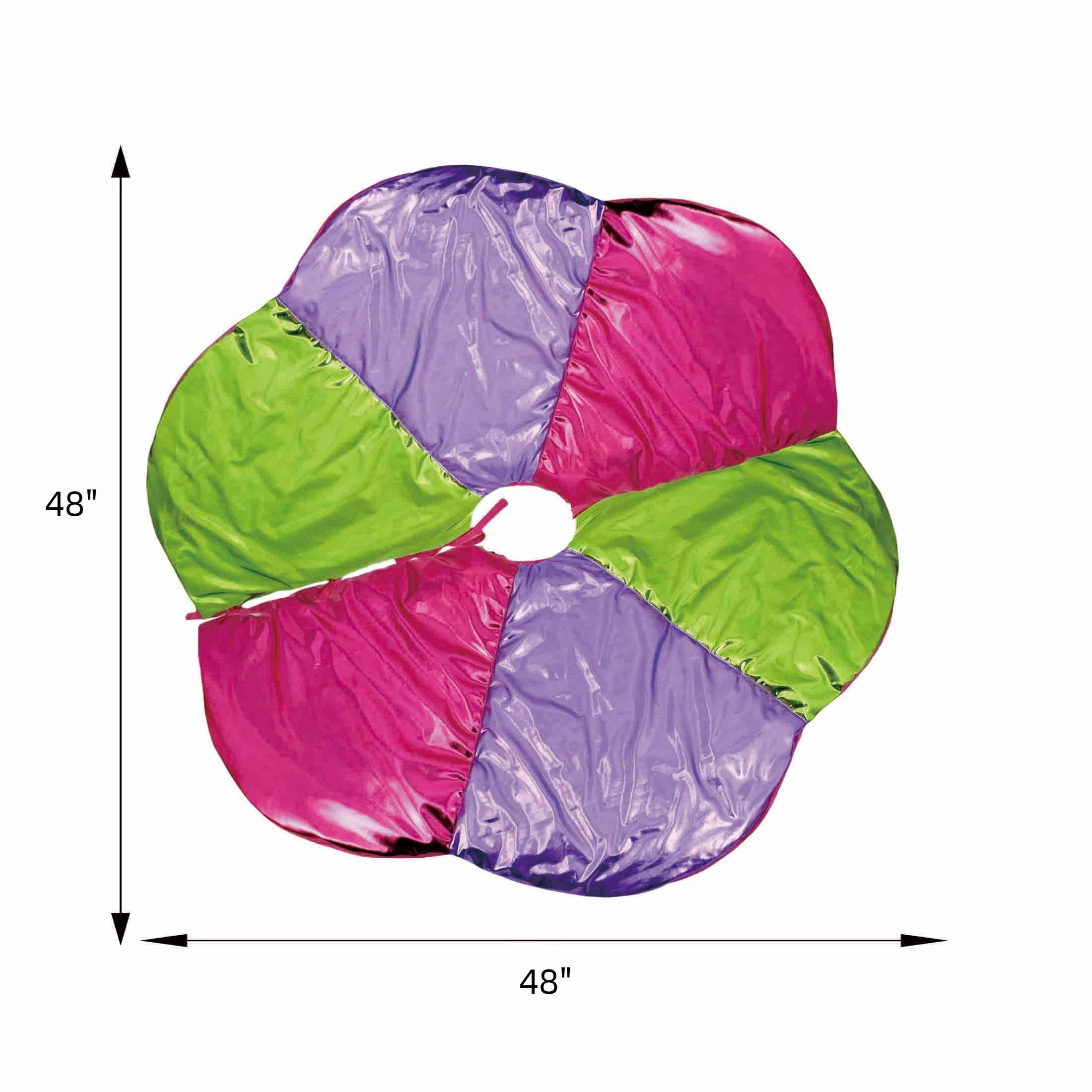 Puffy Christmas Tree Skirt, Purple/Pink/Green, 48", by Holiday Time