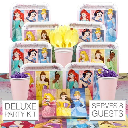  Disney  Princess Deluxe Kit Serves 8 Party  Supplies  