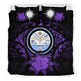 thumbnail image 3 of Marshall Island Purple Hibiscus Bedding Set, 3 of 7