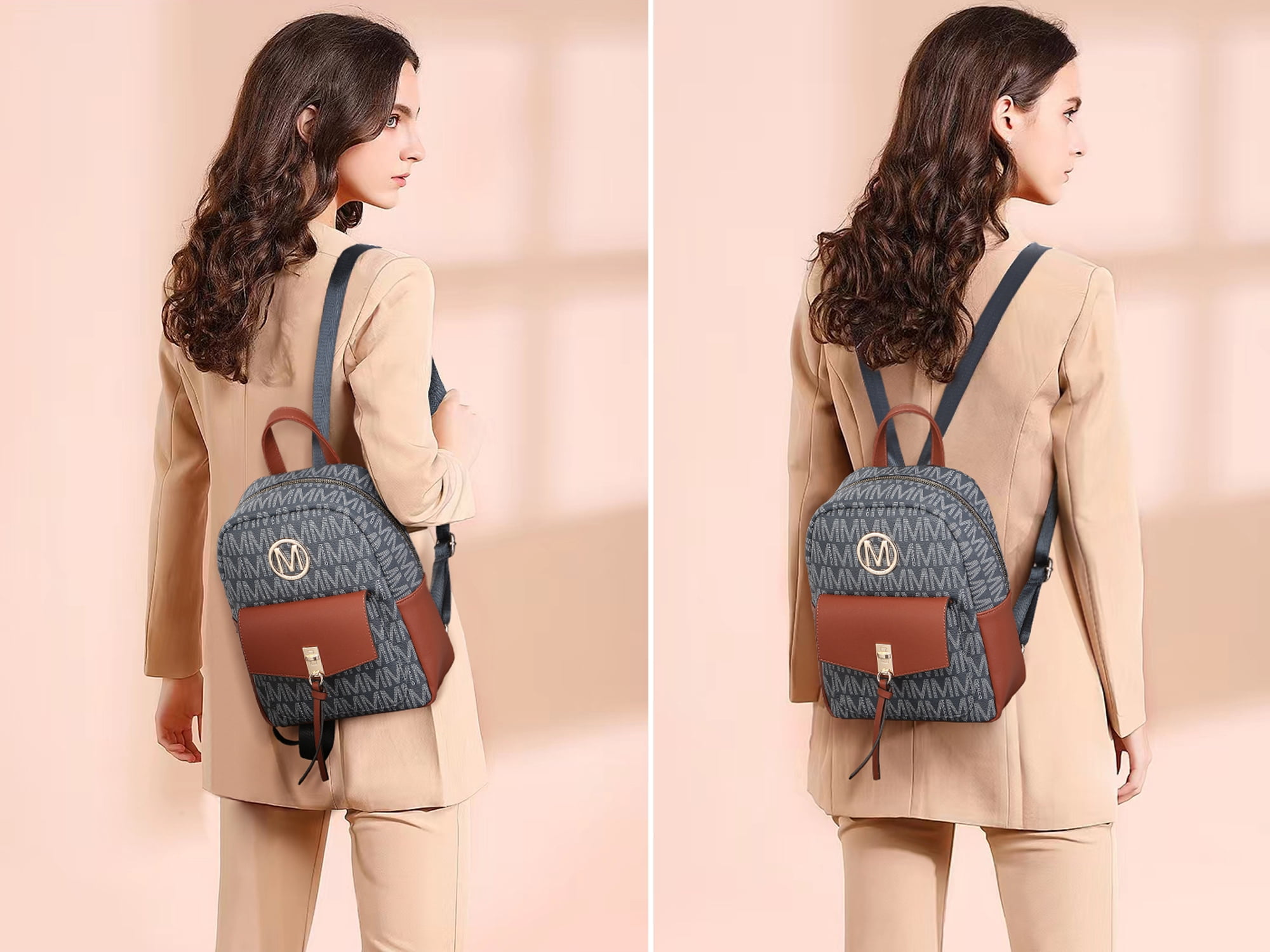 MKP Mini Backpack Purse for Women Fashion Cute Small  display picture 3