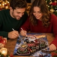 thumbnail image 4 of 2026 New DIY Christmas Pearl Painting Art Kit, Relaxing Handmade Beaded Craft, Beginner Friendly Xmas Table & Wall Decoration for Adults(Train Santa), 4 of 6