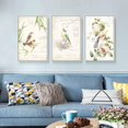 thumbnail image 3 of wall26 Framed Canvas Wall Art for Living Room, Bedroom Bird Illustration III Canvas Prints for Home Decoration Ready to Hang - 24"x36"x3 Panels, 3 of 4