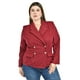 thumbnail image 1 of Saco tipo tweed con botones Roman Fashion /Tallas Extras, 8056 (Vino) vino 36, 1 of 6