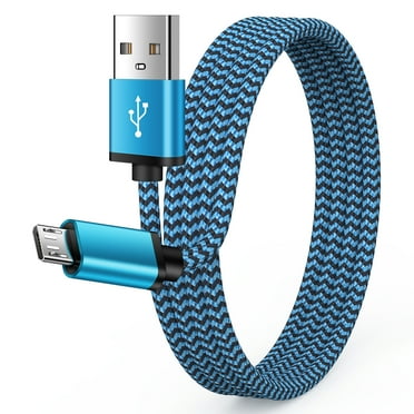 Micro USB Cable 6ft,AILKIN Micro Cable for Android Charging Cable Nylon Braided High Speed Fast Charging Cord USB Charger Android Micro Cables 6ft Charge&Sync for Samsung Galaxy