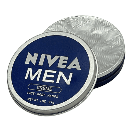 Nivea Men Creme Tin 1 oz Moisurizer for Face, Body & Hands Travel Size (1 Pack)