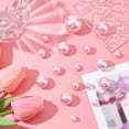 thumbnail image 5 of 100pcs Pink Pearl for Vase Filler Floating Artificial Tulip Petals Vase Filler with 4 Size Pearl for Makeup Brushes Holder Wedding Party Decor, 5 of 7
